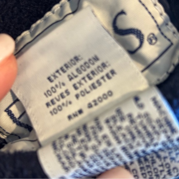 VINTAGE BASIC EDITIONS‎ 90s Denim Zip Up Hoodie Jacket 100% Cotton Size Small - Picture 7 of 13